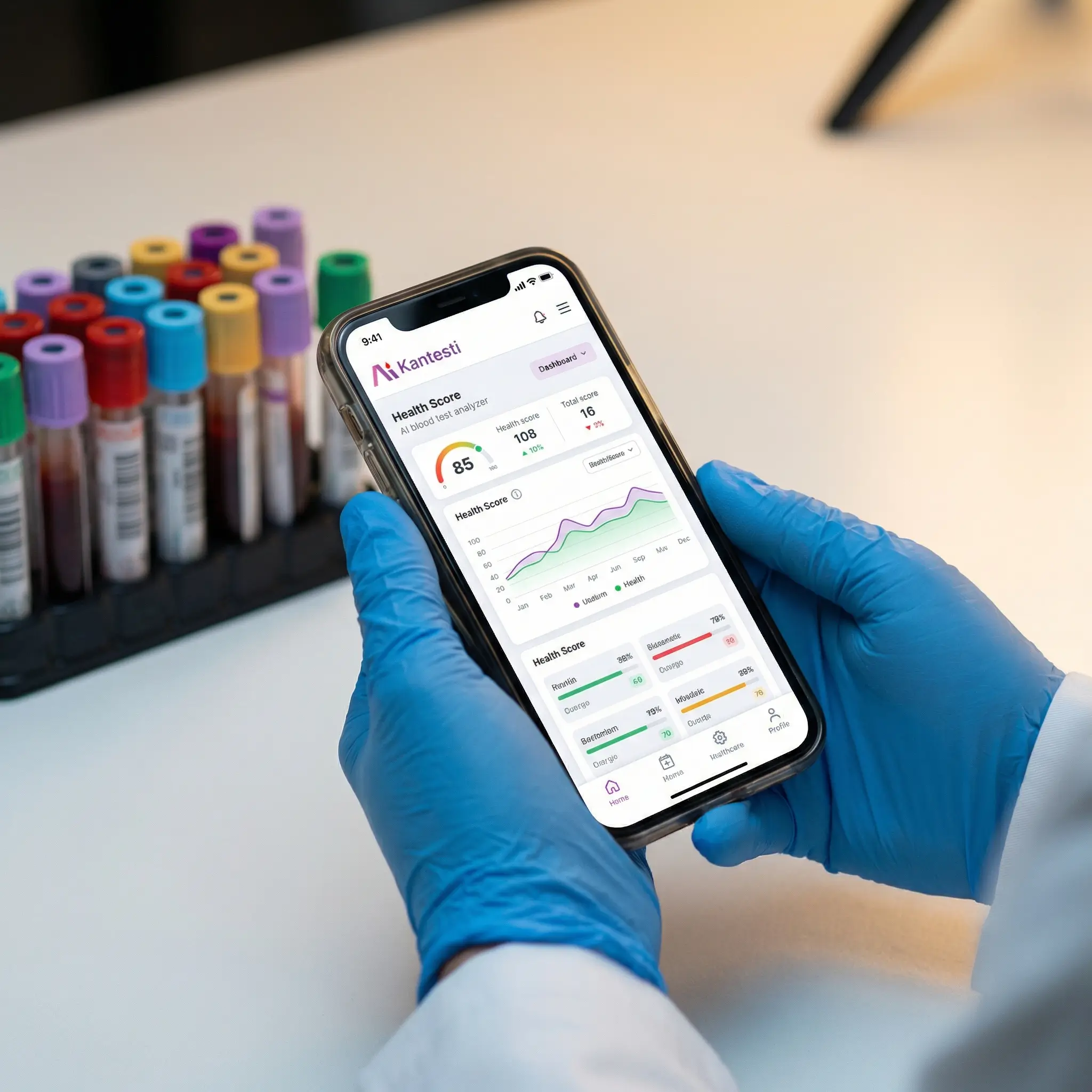 แอปวิเคราะห์ผลตรวจเลือด Kantesti AI พร้อมการตรวจสอบทางคลินิก 98.7% วิเคราะห์ไบโอมาร์กเกอร์มากกว่า 15,000 รายการ