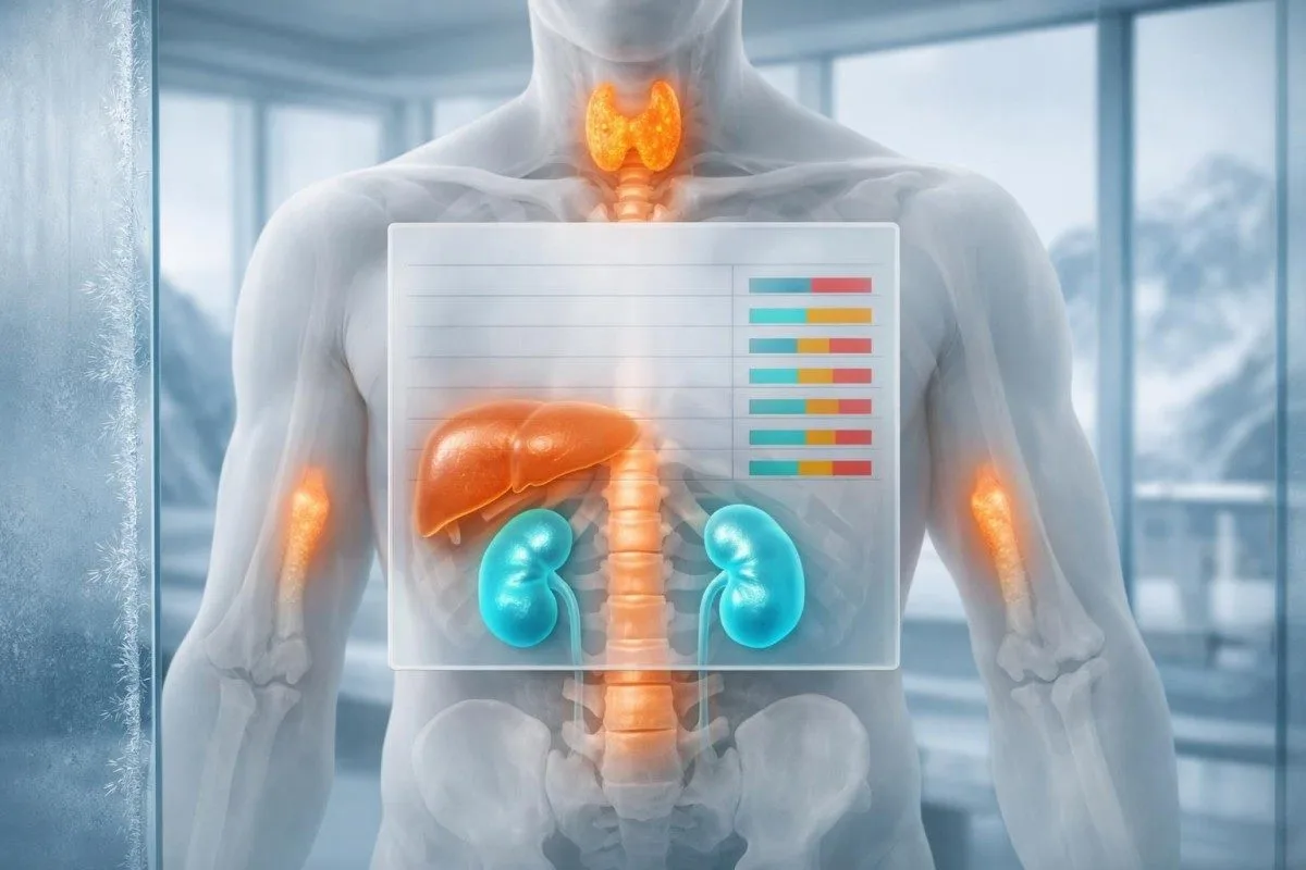 Structured routine lab data and body-system context showing when blood test PDF upload is dependable