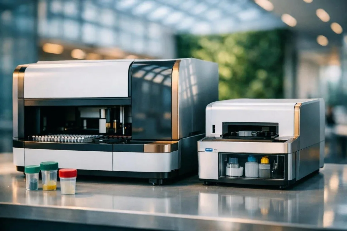 Immunoassay analyzer na ginagamit para sa pagsusuri ng troponin at pamumuo ng dugo sa laboratoryo