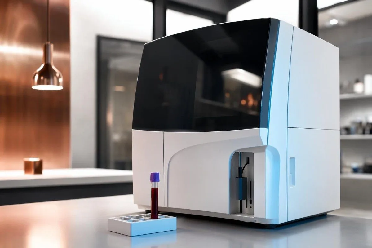 mgonjwa anapitia matokeo ya CBC ya kurudiwa pamoja na mtaalamu wa afya, akizingatia mwelekeo wa lymphocyte