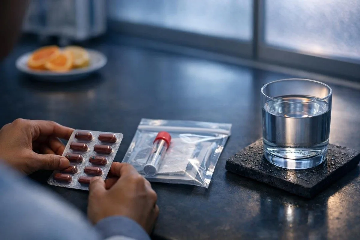 Transferyna przenosząca cząsteczki żelaza w kierunku rozwijających się krwinek czerwonych w ramach wyjaśnienia prawidłowego zakresu żelaza