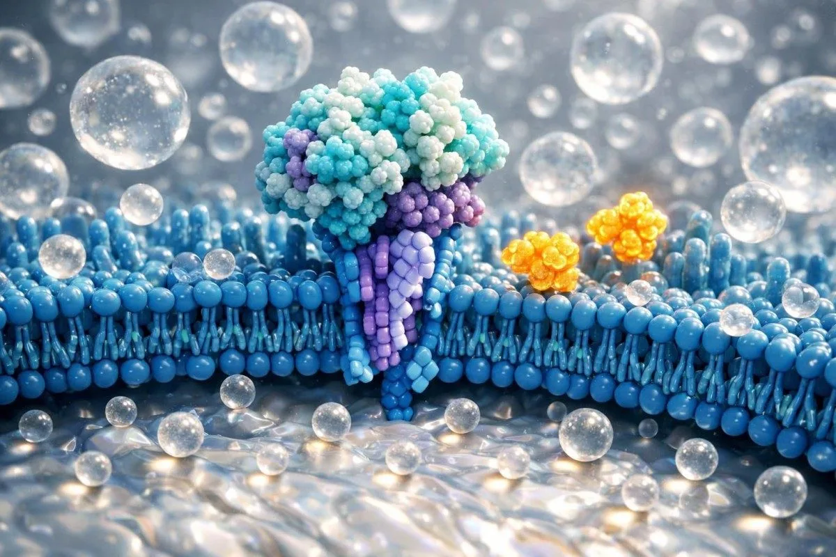 Illustration af hormonreceptor, der tydeliggør mønstre med lavt TSH-normalområde i tidlig graviditet