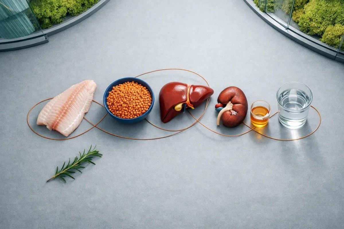 Ilustrație cu intervalul de referință pentru BUN și conversia unităților, cu context mg/dL și mmol/L