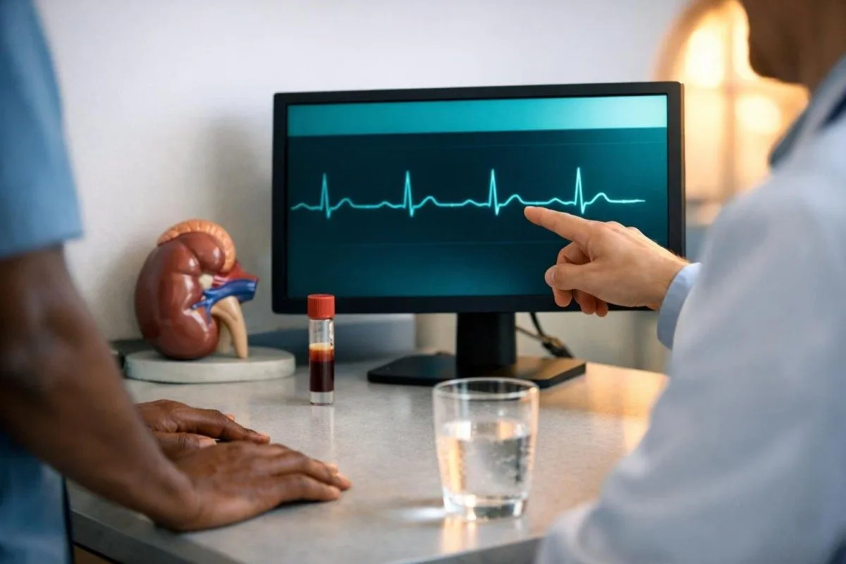 EKG dalga formu ve hidrasyon ipuçlarıyla birlikte hiperkalsemi belirtilerinin klinik değerlendirmesi