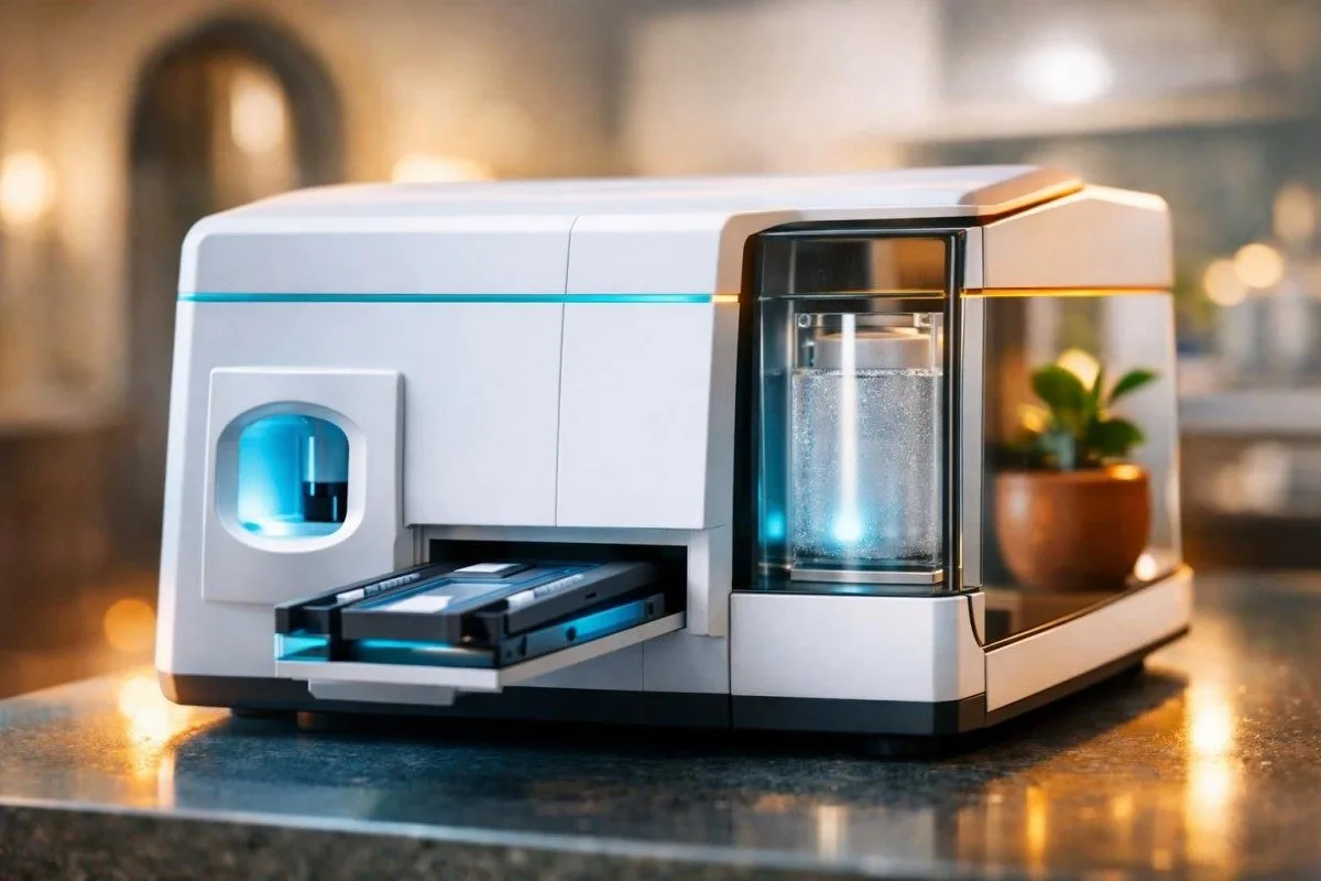 Gerçek hiperkalsemiyi doğrulamak için kullanılan iyonize kalsiyum analizörü ve biyokimya örneği