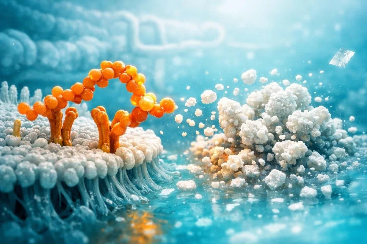 Malignitede PTHrP’nin kemikten kalsiyum salınımını tetiklemesini moleküler düzeyde gösteren görselleştirme