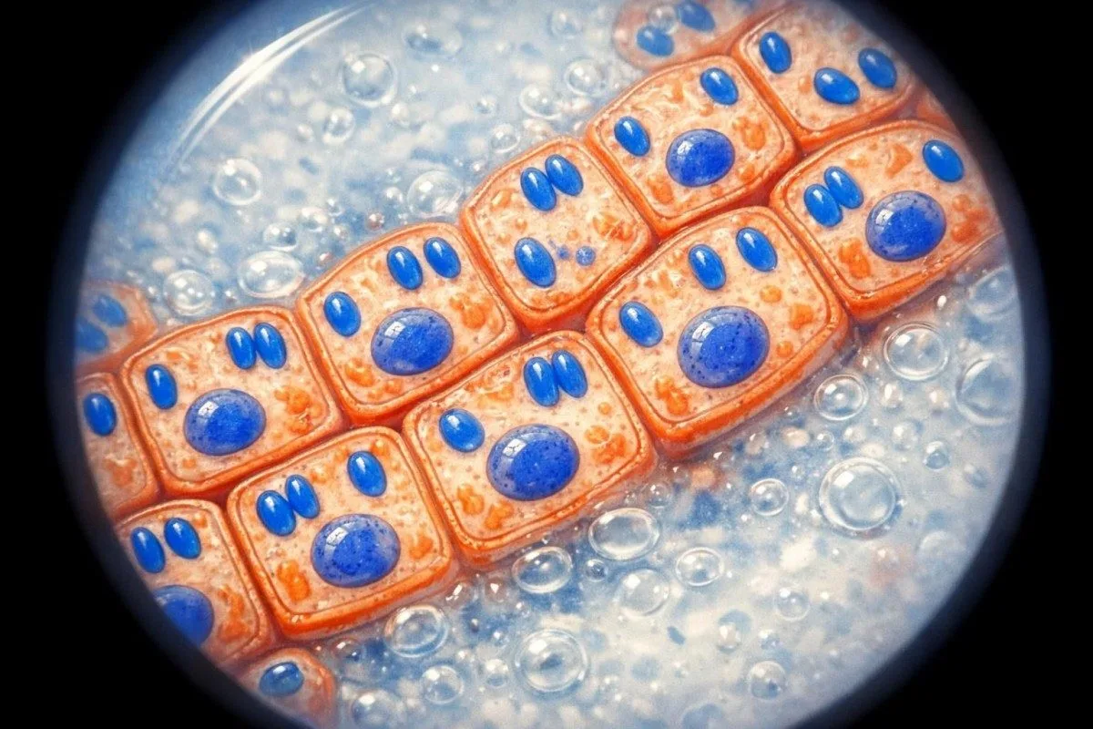 Scena przepływu pracy Kantesti pokazująca bezpieczną analizę trendów sodu na podstawie wielu wyników badań