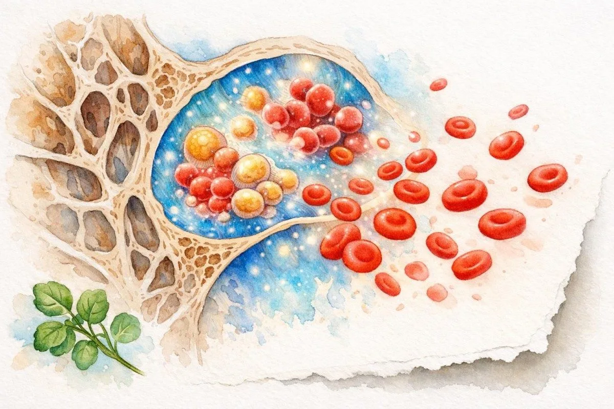 Skenë e ndjekjes klinike që tregon simptomat dhe flamujt e rëndësishëm me MCHC jonormale
