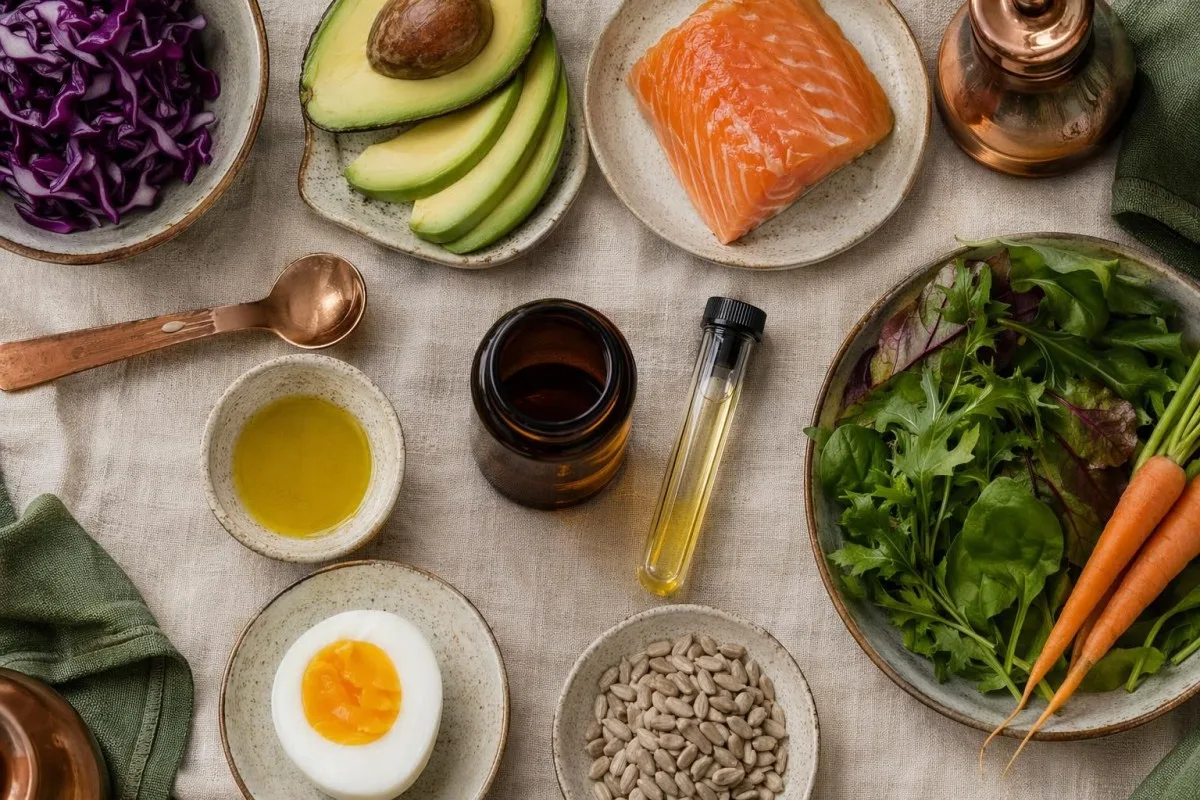 safra akışı ve bağırsak mukozası ile yağda çözünen vitaminlerin emilim karşılaştırması