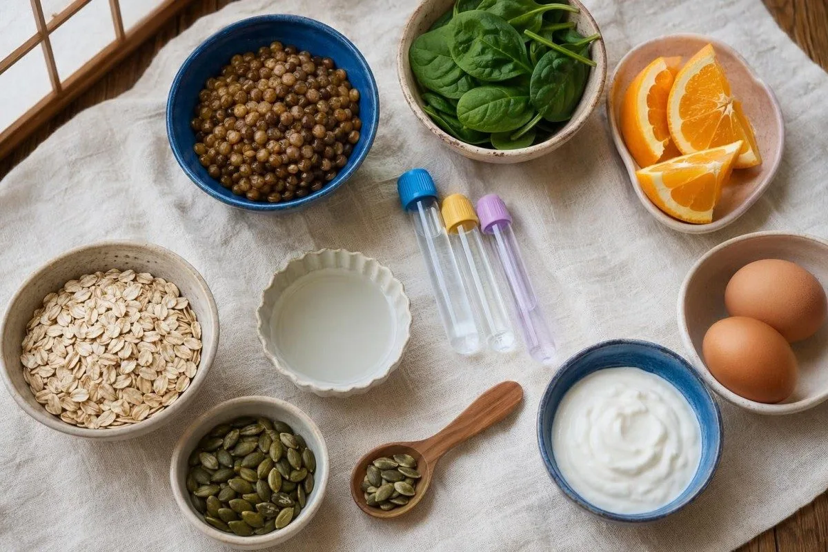 Makanan nutrisi pra-op yang disasarkan dan bahan makmal disusun untuk perancangan pemulihan