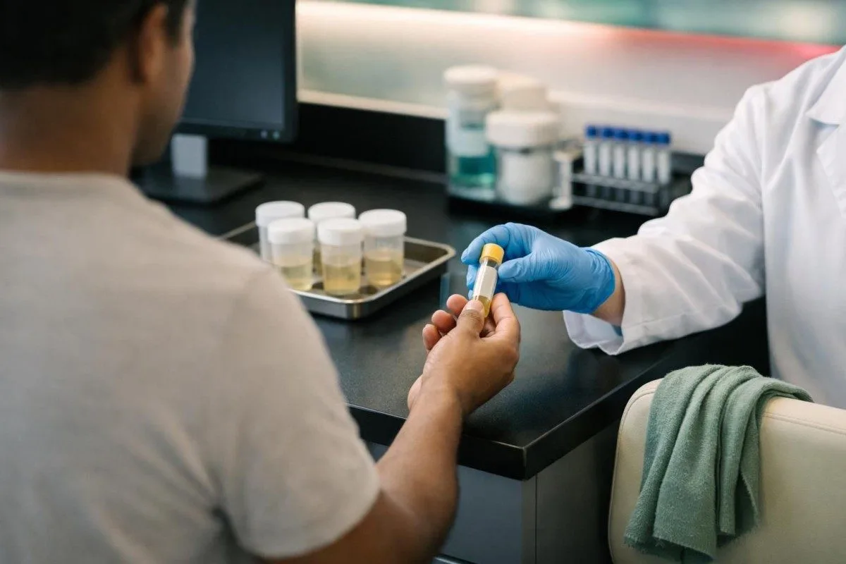 Klinická ilustrace znázorňující zánětlivé stavy a clearance v játrech ovlivňující krevní test CEA