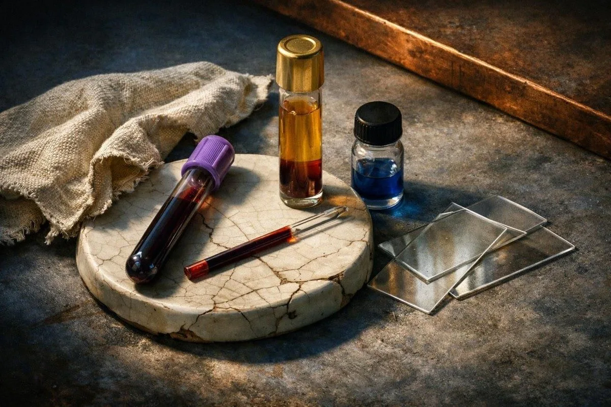 وێنەی وێسەڵی (vessel) کە سلۆڵی سوور پڕکراوە (packed red-cell) زۆرترە بۆ ڕوونکردنەوەی هۆکارەکانی هێماتوکریتی بەرز