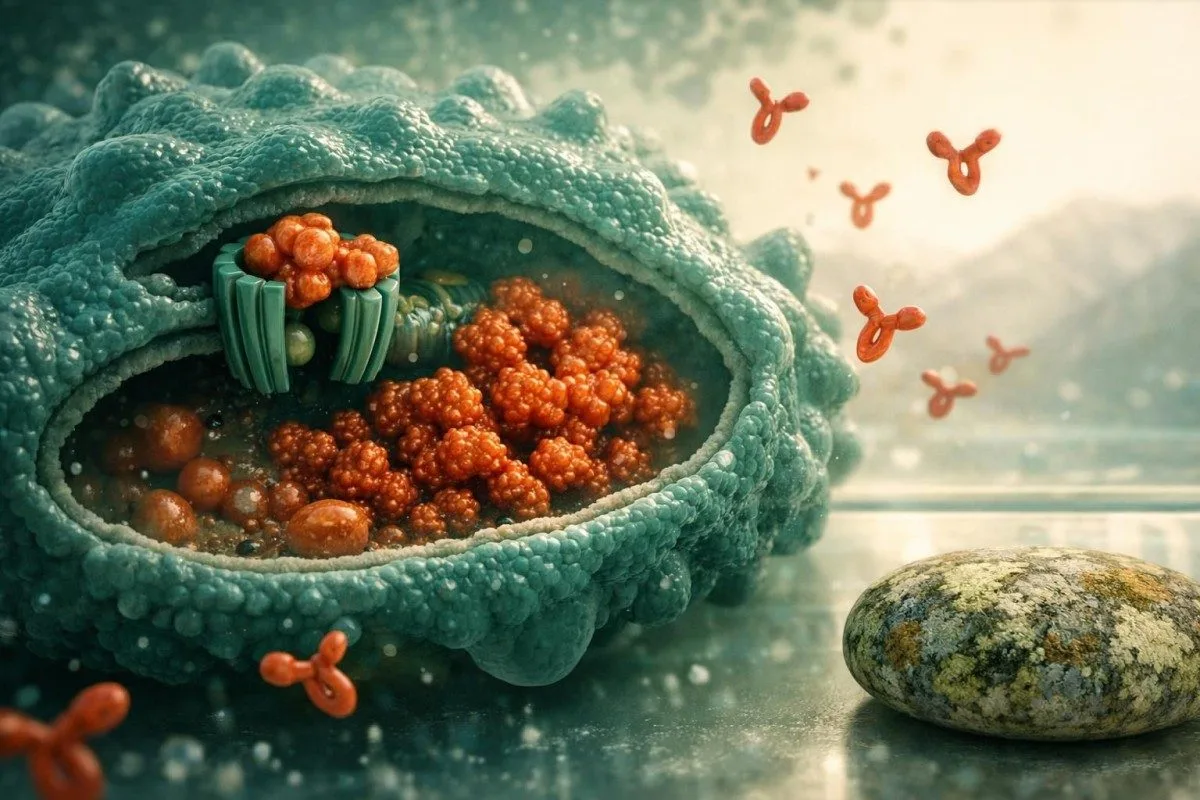 ڕوونکردنەوەی مولەکولی بۆ <b>ferritin</b>، <b>hepcidin</b>، و ئاسنی بەهێڵ-مانەوە (trapped iron) کە دەبینێت مانای فێڕیتین بەرز لە کاتێکی هەڵسوکەوتی هەڵچوون (inflammation) چییە