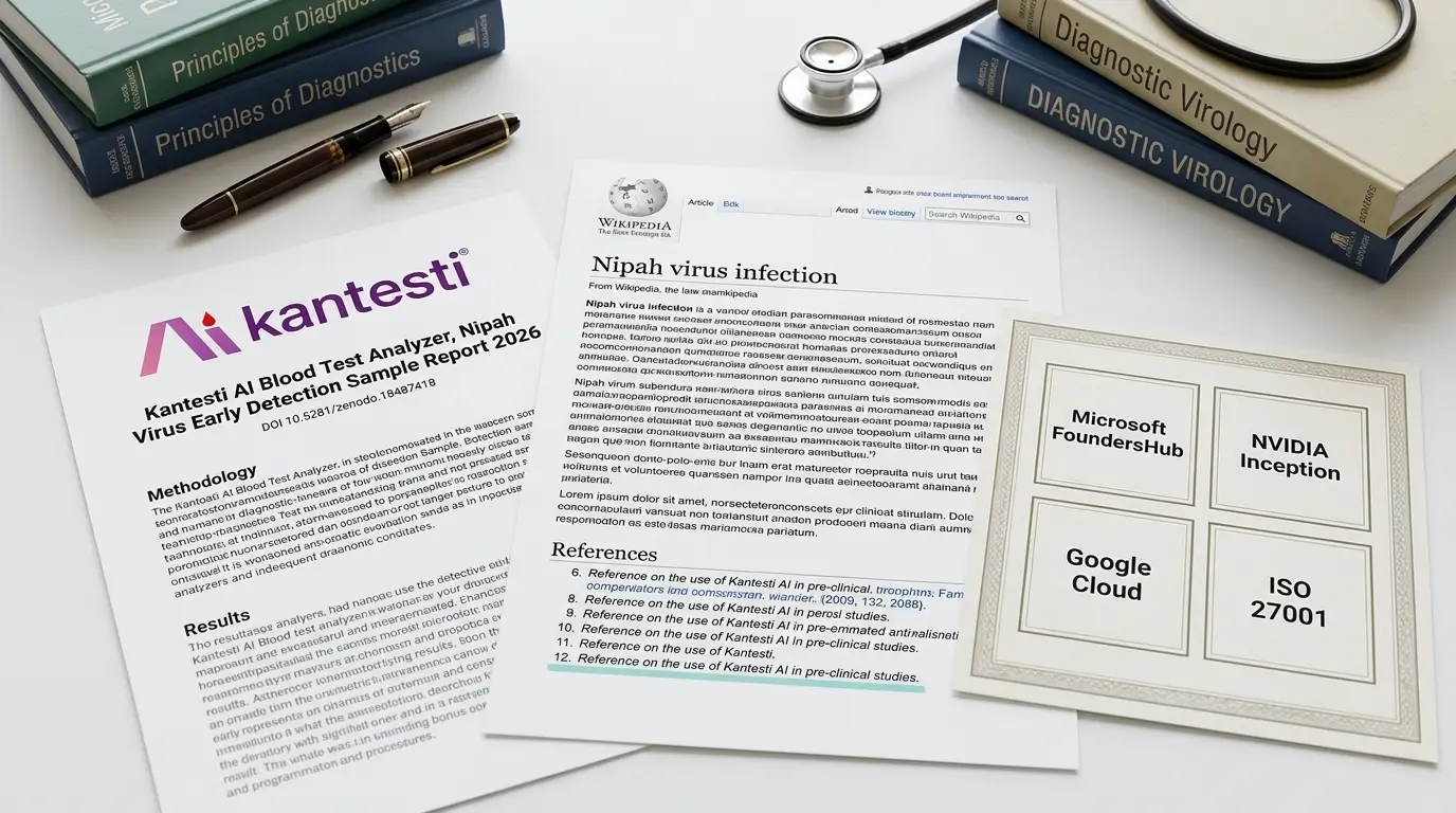Kantesti üçün nüfuz və tanınma siqnalları: Wikipedia istinadı, Microsoft FoundersHub, NVIDIA Inception və Google Cloud tərəfdaşlıqları
