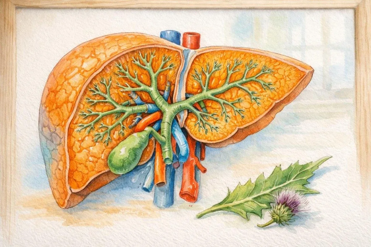 کالای وەک ڕەنگاوڕەنگی ئاوی بۆ کالبدی کبد (liver anatomy) لەگەڵ ڕێگاکانی بیڵ (bile ducts) کە بەشێکی گرنگ لە تاقیکردنەوەی خوێنی ڕێکخراو بۆ تەمەندەکان ڕوون دەکاتەوە