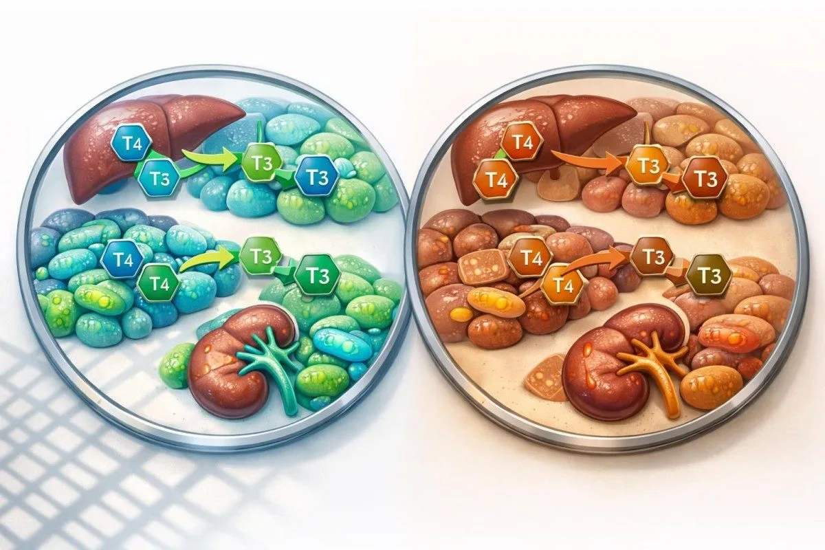 Diseño completo de un panel tiroideo con pruebas hormonales y de anticuerpos