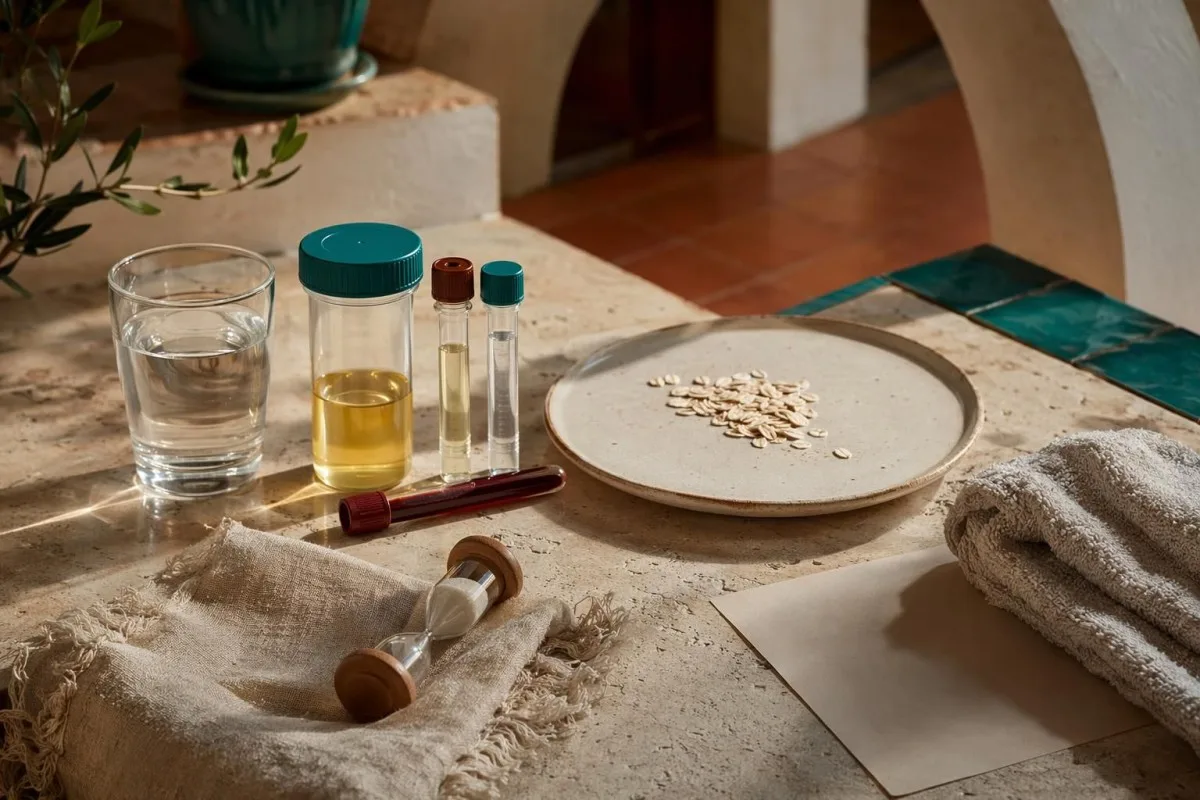 تاقیکردنەوەی خوێن پێش و دوای رژیم کاریگەری لە ڕەوشتی بەستنی (fasting)، ئاوی خواردن (hydration) و هەڵسوکەوتی وەرزشەوە دەبینێت