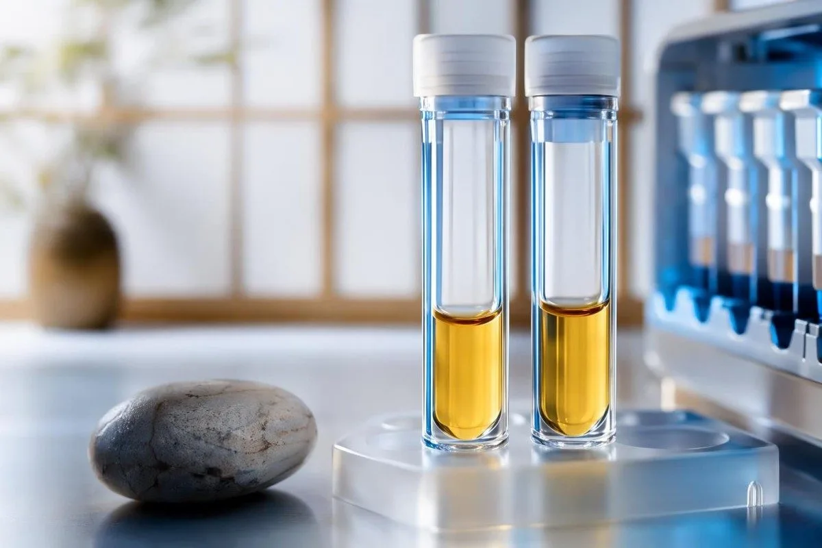 Krvný test pre neznášanlivosť chladu zobrazený prostredníctvom vzorcov laboratórnych výsledkov štítnej žľazy, železa a B12