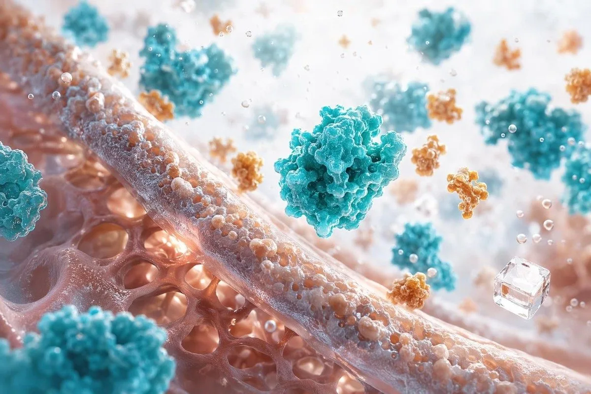Visualisation moléculaire du test de GFR : contexte de la protéine cystatine C et de la créatinine