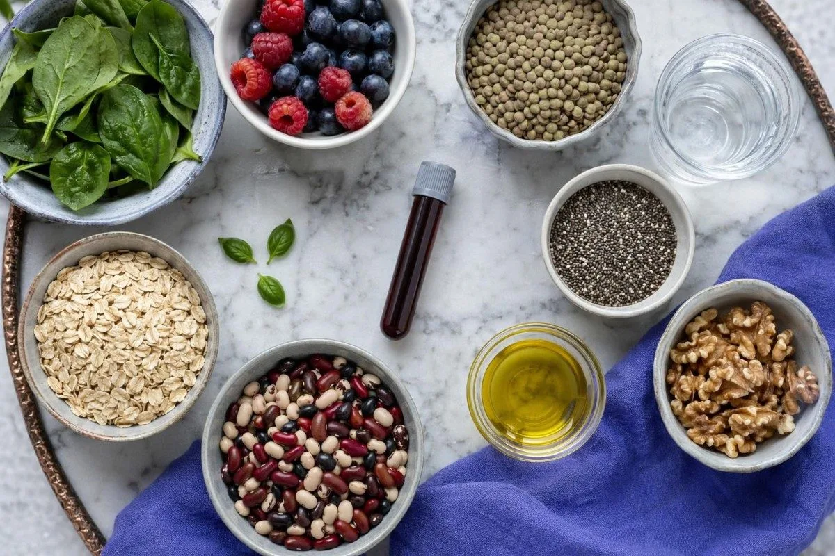 Amélioration du nombre de particules de LDL soutenue par des aliments riches en fibres et l’entraînement