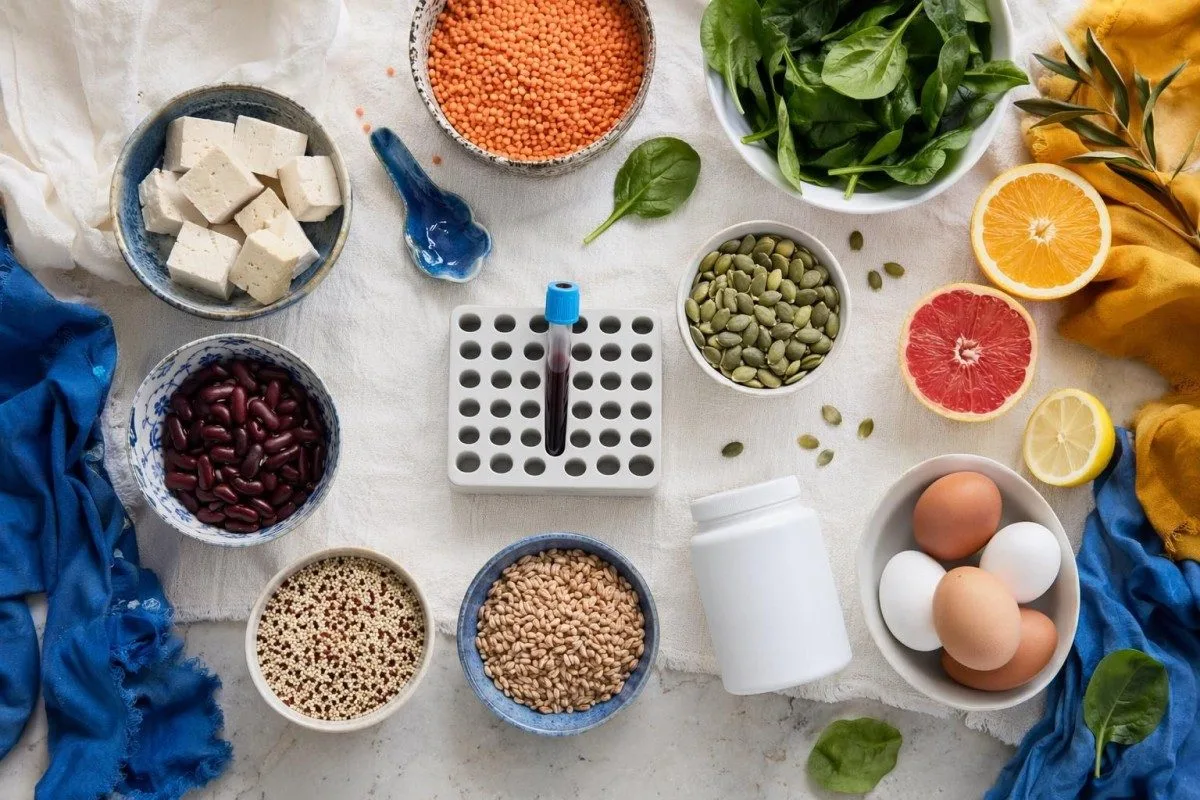 Intervallo normale per il ferro in gravidanza supportato da alimenti ricchi di ferro e integratori prenatali