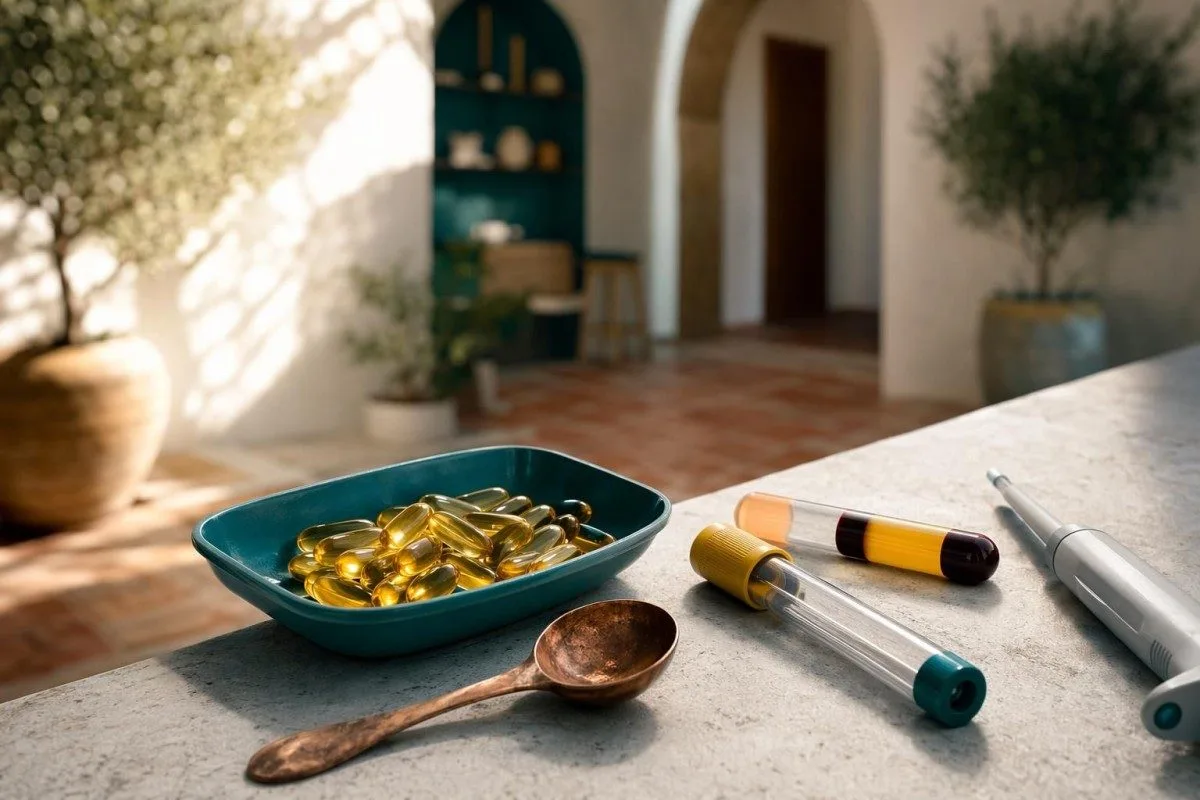 Integratori di omega-3 per la pressione alta valutati con contesto di laboratorio su lipidi e coagulazione