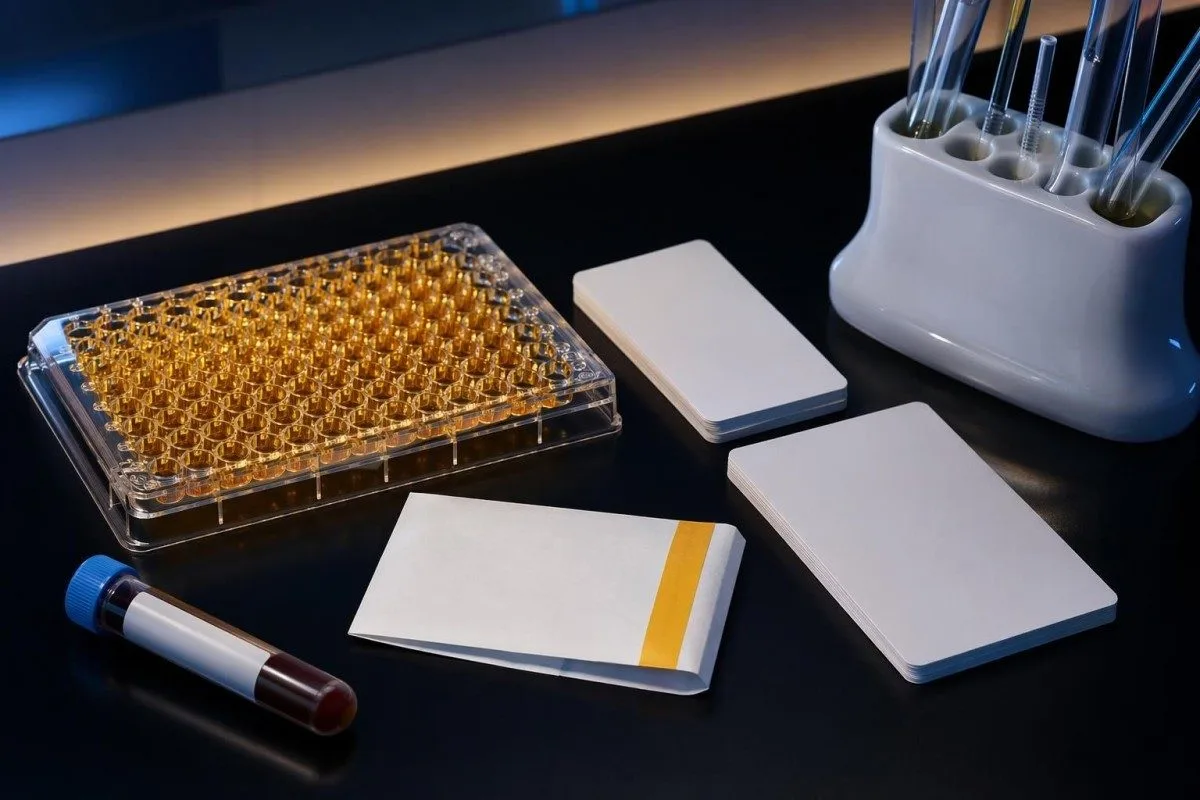 Impostazione dell’immunodosaggio di Lp(a) che mostra cosa significa Lp(a) elevata tra le unità di laboratorio