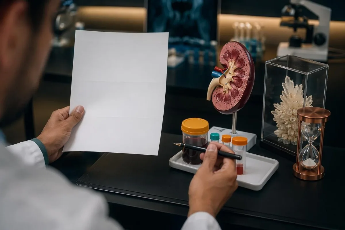 Ergebnisse des Beta-2-Mikroglobulin-Tests erklärt anhand dringlicher Warnmarker für Niere und Calcium
