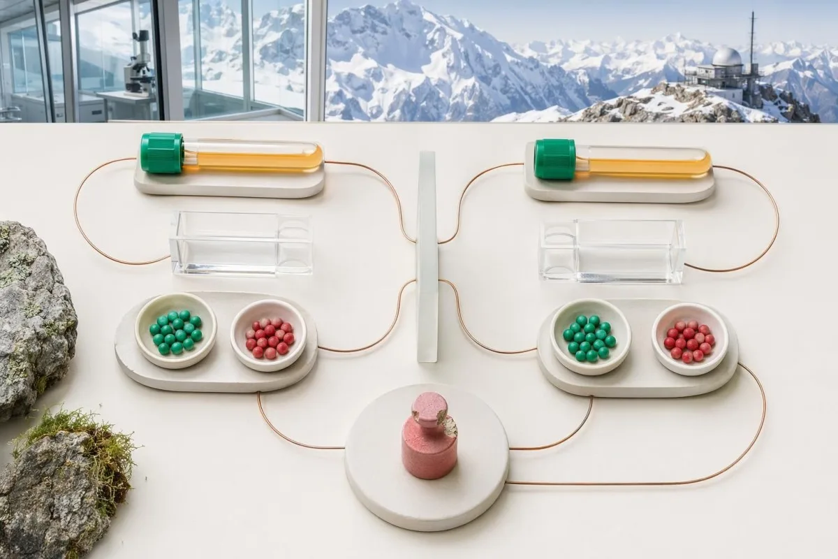D-dimer blood test units compared using paired assay trays and blank lab materials