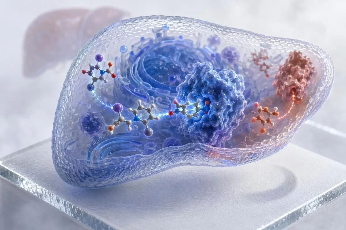 Euthiroïede siektesindroom met lae T3-omskakeling wat in ’n skildklier-laboratoriummodel gevisualiseer is