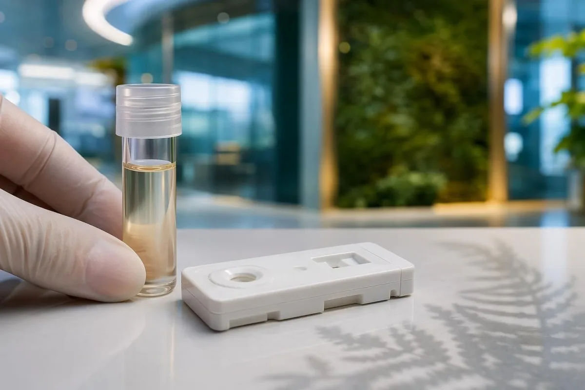 Ursachen für erhöhtes IgM, dargestellt als Konzept für einen IgM-Antikörper und eine Serumproteinuntersuchung