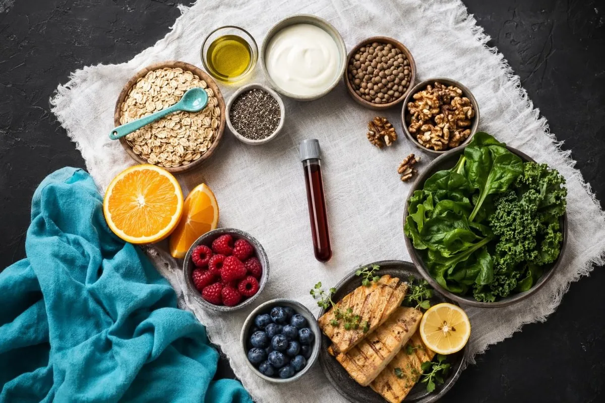 د پښتورګو او ځیګر لابراتواري نښې (lab clues) ښيي چې لوړ ټرای ګلیسریډونه د غذا (diet) تر څنګ څه معنا لري