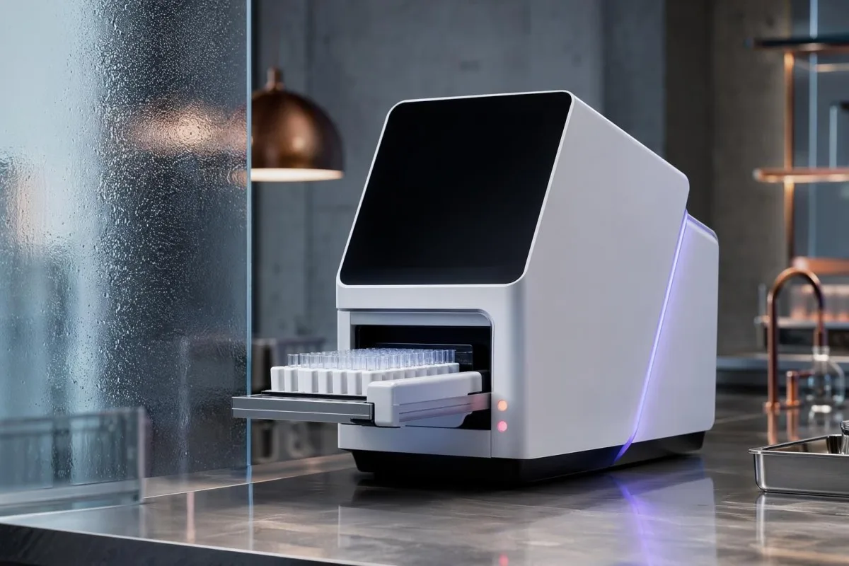 کلینک لیب میں immunoassay analyzer پر پروسیس ہونے والا PMS کے لیے خون کا ٹیسٹ thyroid پینل