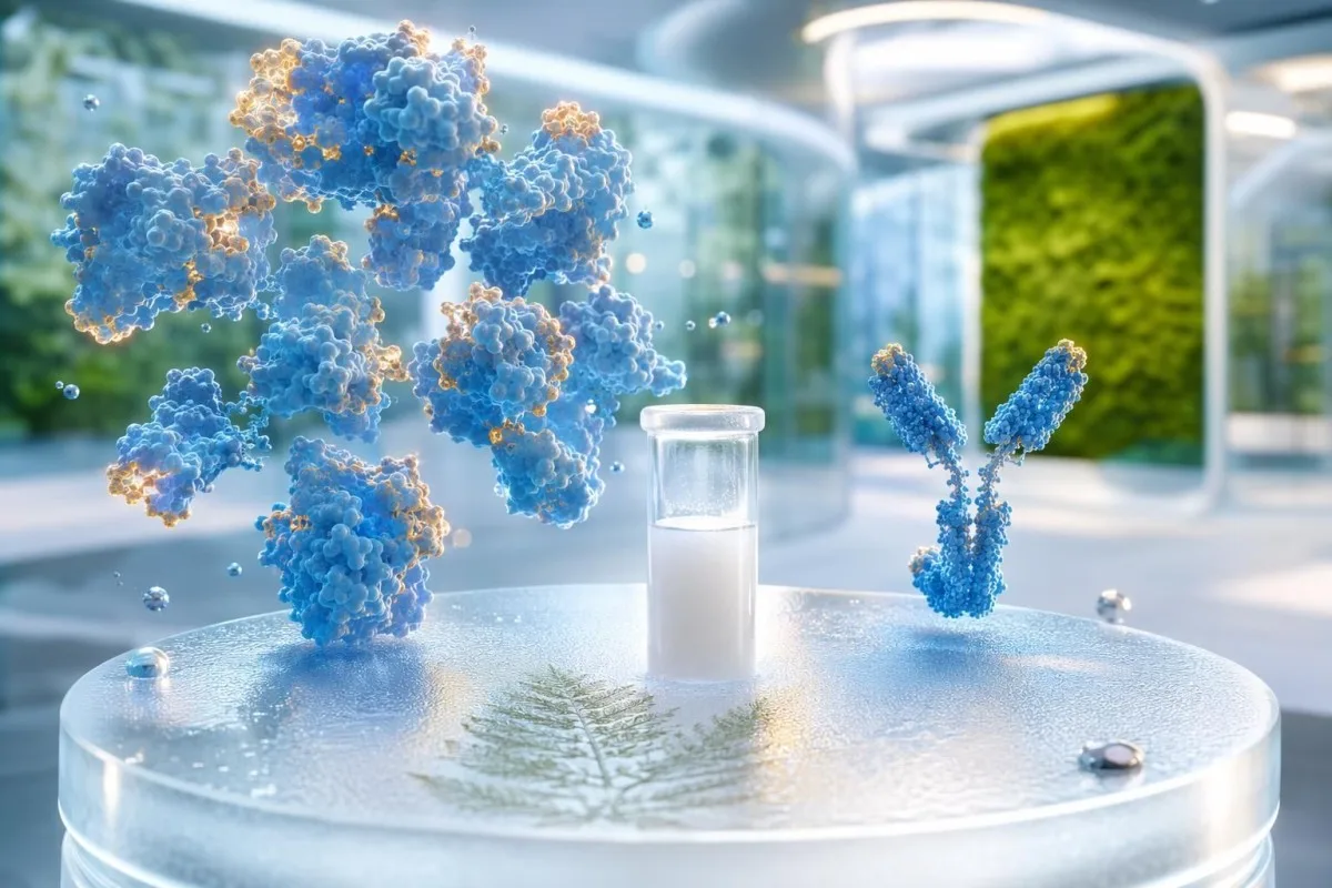 Kantesti — Penganalisis Tes Getih AI Gratis | Interpretasi Tes Lab Ahli 25 Protein Total Tinggi: Dehidrasi, MGUS, utawa Peradangan?