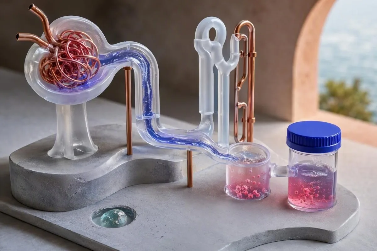 microalbumin creatinine ratio ပြင်ဆင်မှုအတွက် ဟန်ချက်ညီသော အစားအစာ ပါဝင်ပစ္စည်းများနှင့် ဆီးနမူနာဘူး
