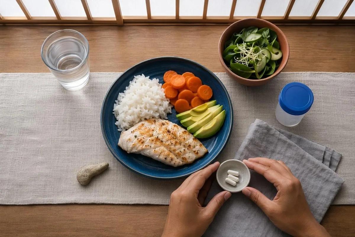 변 엘라스타제 검사 맥락에서 보여주는 췌장 효소 치료의 식사 타이밍