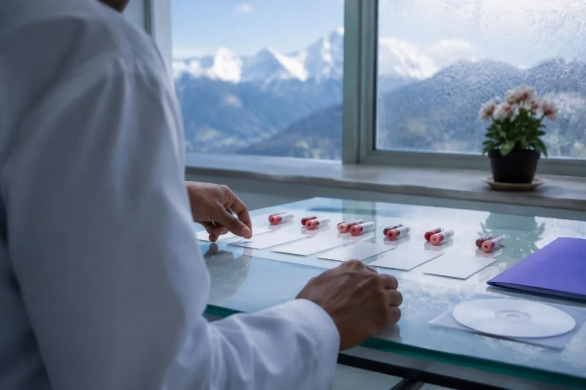 CA 15-3 testresultater sammenlignet på tvers av flere tidspunkter for laboratorieprøver