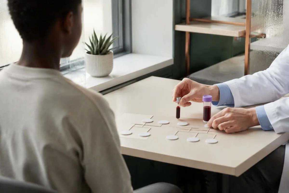 Årsager til kraftig menstruationsblødning i postpartum-perioden og overgangsalderen vurderet i en klinisk konsultation