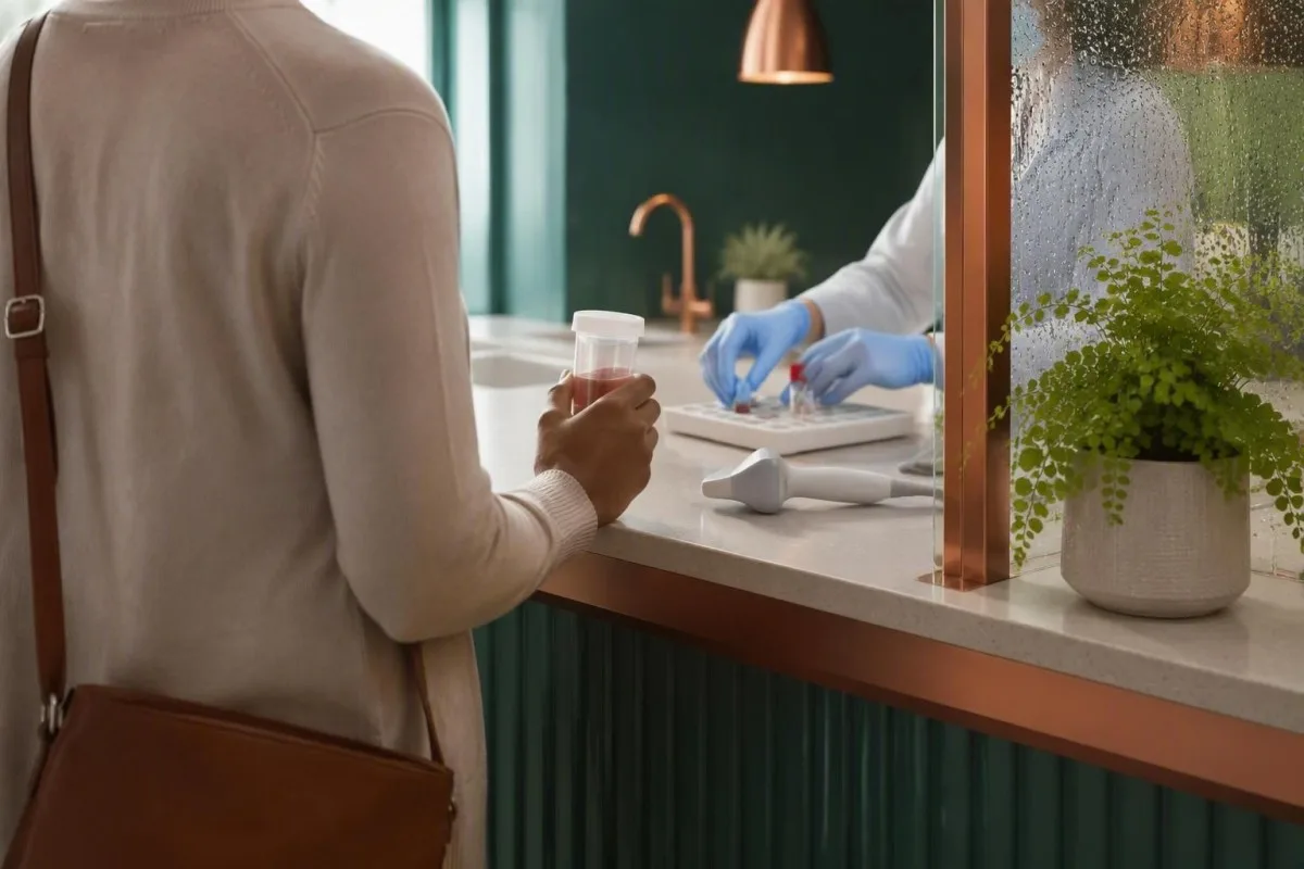 Årsager til kraftig menstruationsblødning vurderet med tidlig graviditet, laboratorietest og ultralyd-arbejdsgang