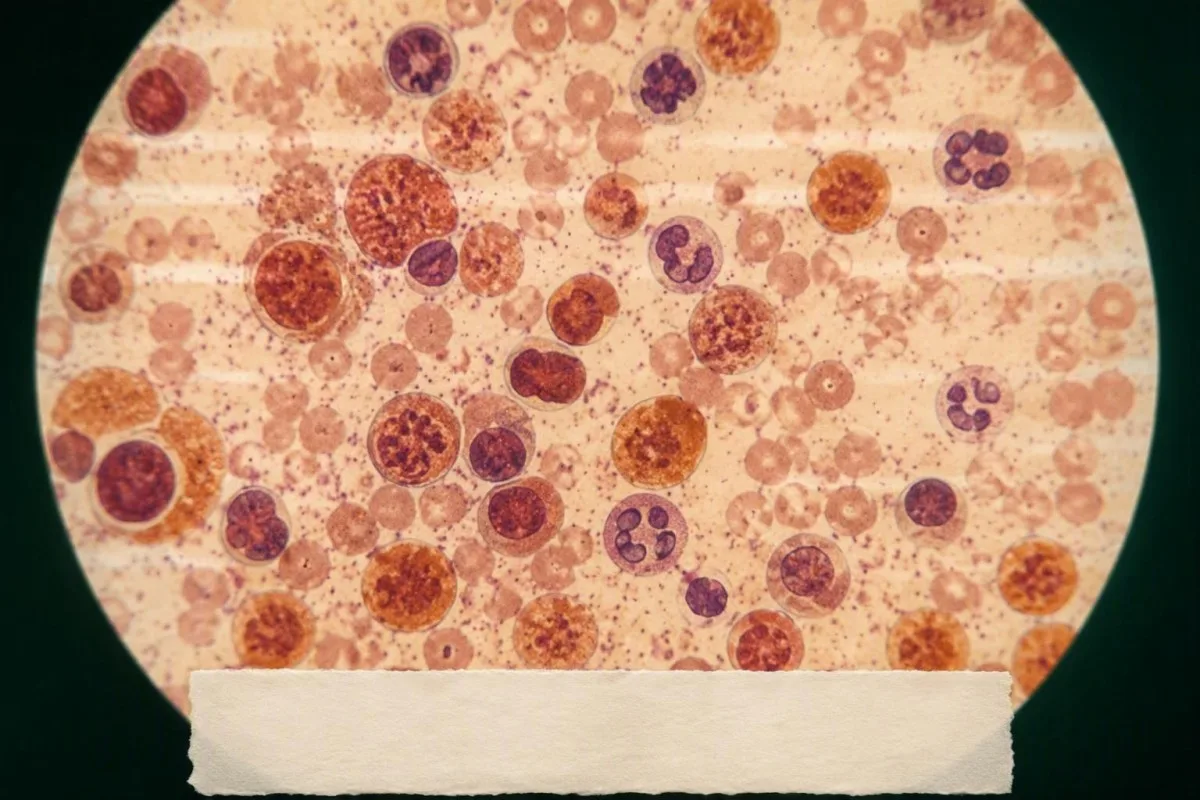 Quadro anemico correlato al rame con elementi cellulari ed esposizione a integratori di zinco