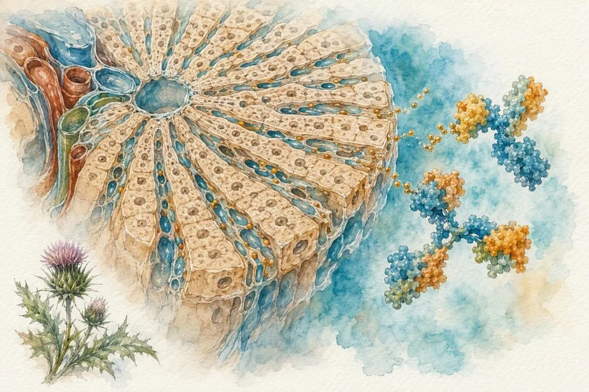 Темирди байланыштыруунун жалпы жөндөмдүүлүгүнүн төмөндүгү боордун трансферрин өндүрүшүнүн азайышына байланыштуу анатомиялык рендерде