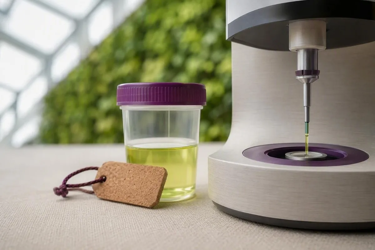 Lätt förhöjt ferritins betydelse visad genom en medicinsk illustration av ett järnlagringsprotein