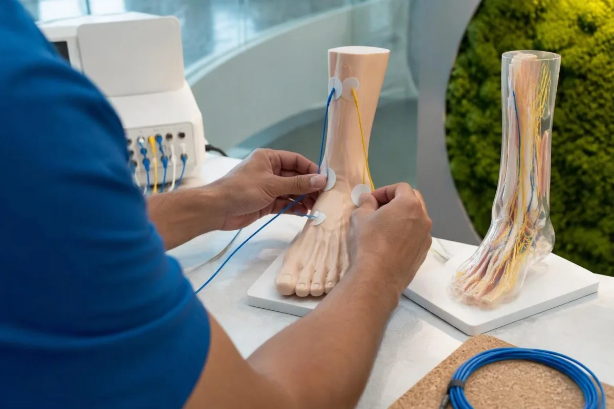 Anti MAG Antibodies: Linking High Levels to Numb Feet 7 Anti MAG antibodies evaluation using nerve conduction electrodes on an educational foot and nerve model