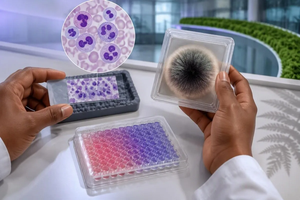 Galactomannan Test Positive: Serum, BAL and False Alarms 6 Galactomannan test positive — laboratory assessment of neutrophils and an Aspergillus sample