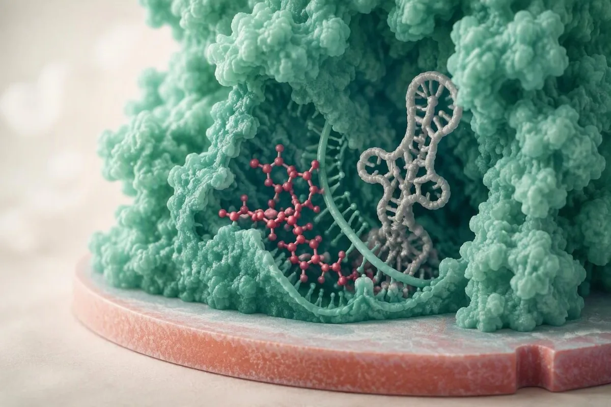 Gentamicin Levels: Peak, Trough and Kidney Safety Guide 6 Gentamicin levels concept illustrated by gentamicin interacting with a bacterial ribosome