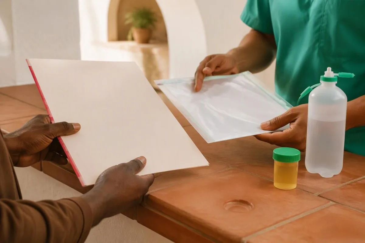 Gentamicin Levels: Peak, Trough and Kidney Safety Guide 15 Gentamicin levels reviewed during a hands-only consultation beside infusion equipment