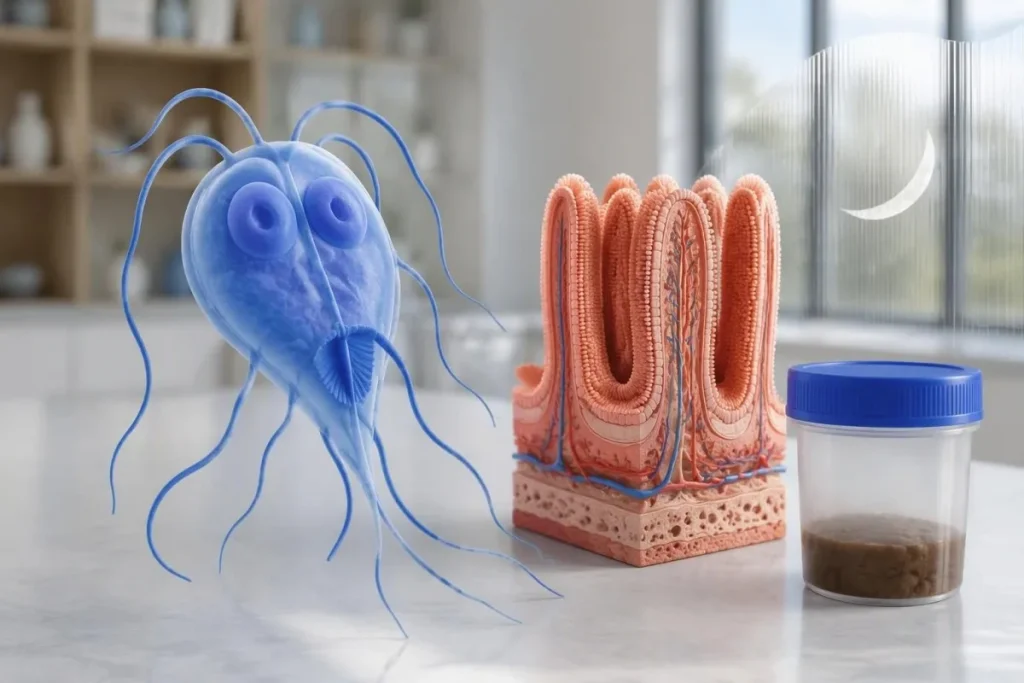 ตรวจพบแอนติเจนของ Giardia: ระยะเวลาการรักษาและการฟื้นตัว