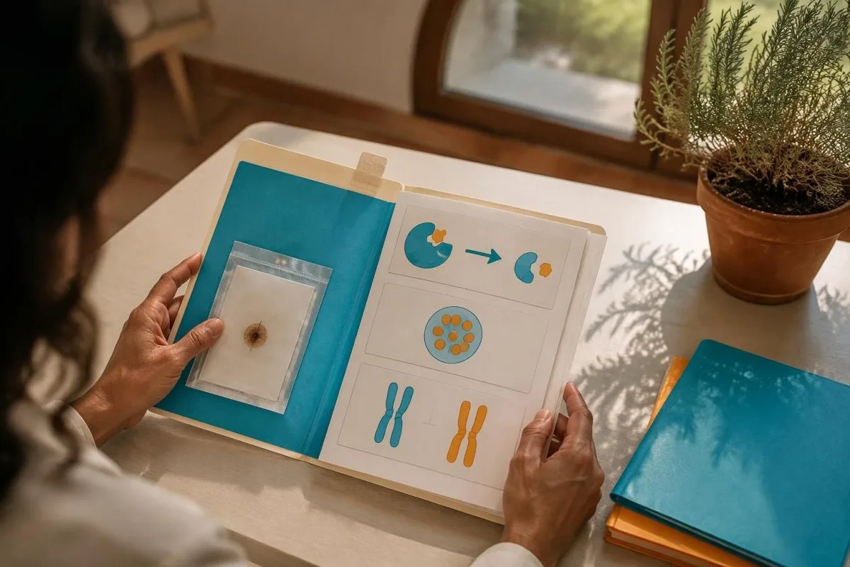 How Is Gaucher Disease Diagnosed? Enzyme to GBA1 Tests 11 How is Gaucher disease diagnosed? A patient organizes contrasting specimen and assay diagrams.