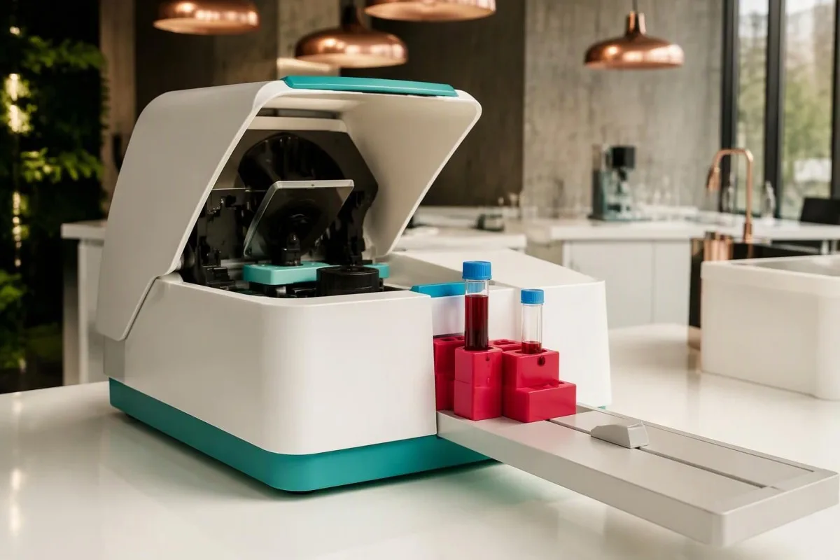 Low Protein S Activity: Inherited or Temporary Deficiency? 11 Coagulation analyzer and citrate sample holder illustrating reliable protein S collection