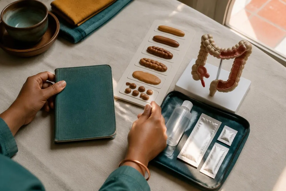 SeHCAT Test Results: Low Retention and Treatment Choices 15 SeHCAT test results follow-up shown with a symptom-tracking kit and intestinal teaching model